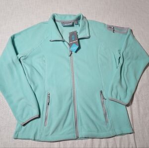 NWT Womens Free Country Full Zip Fleece Jacket Size XL